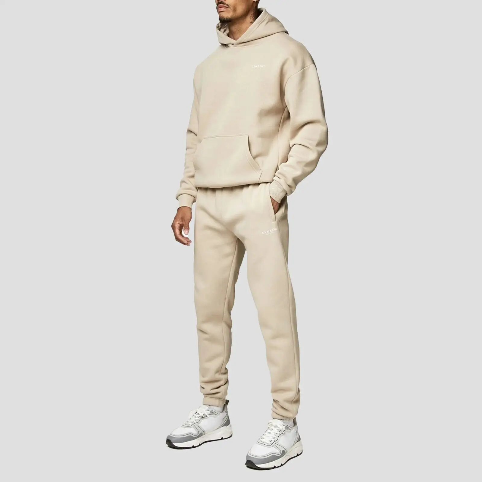 High Quality Custom Tracksuit Cotton Plain Blank Tracksuit ...