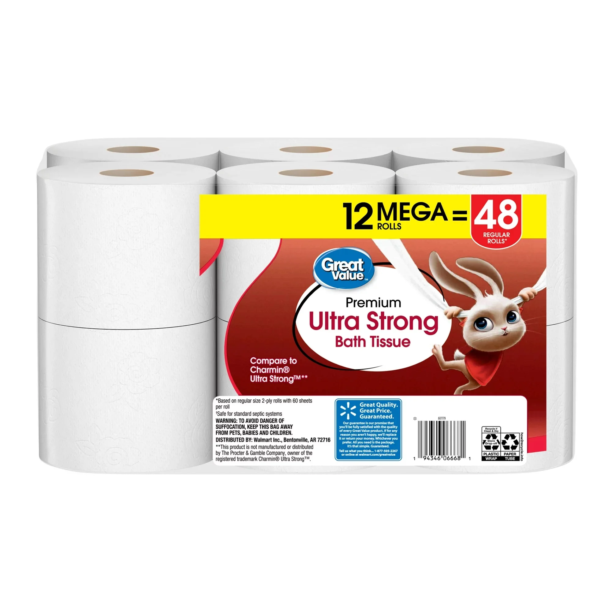 Great Value Ultra Strong Toilet Paper,12 Mega Rolls Buy Toilet Paper