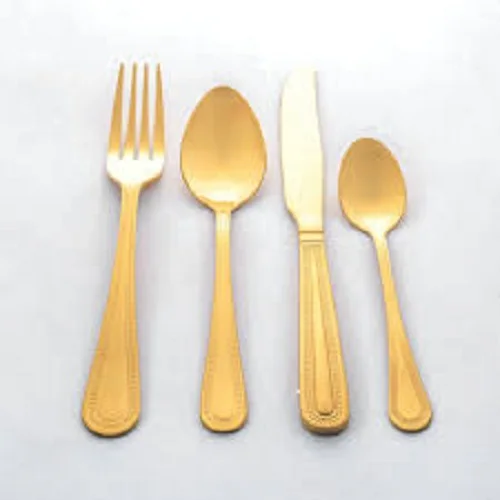 Royal European Stylish Design Gold Cutlery Set For European Weddings ...