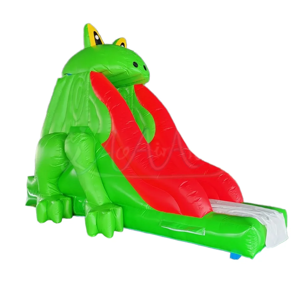 Latest Design Inflatable Frog Slide Bouncy Water Slide for Kids, Garden Trampoline Park & Adventure Park, Inflatable Slide