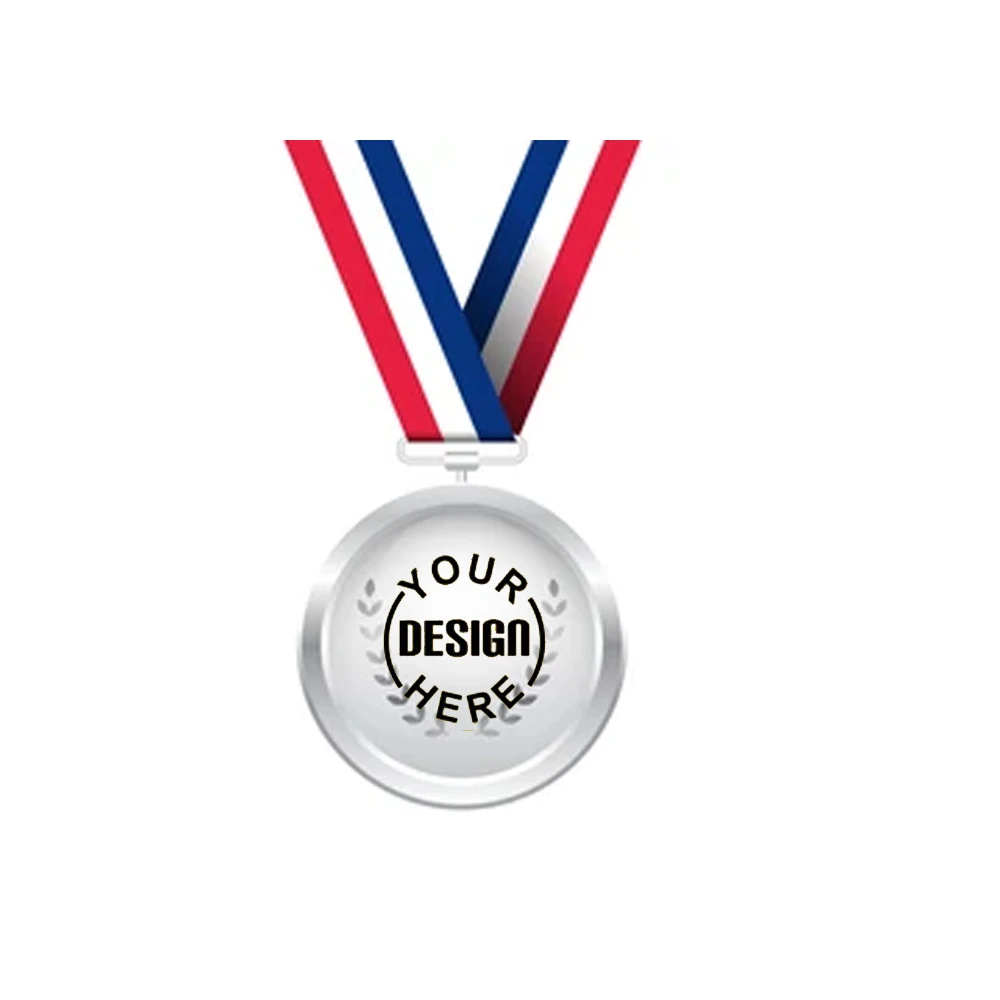 Oro, Argento, Medaglie Di Bronzo Illustrazione Vettoriale - Foto 2