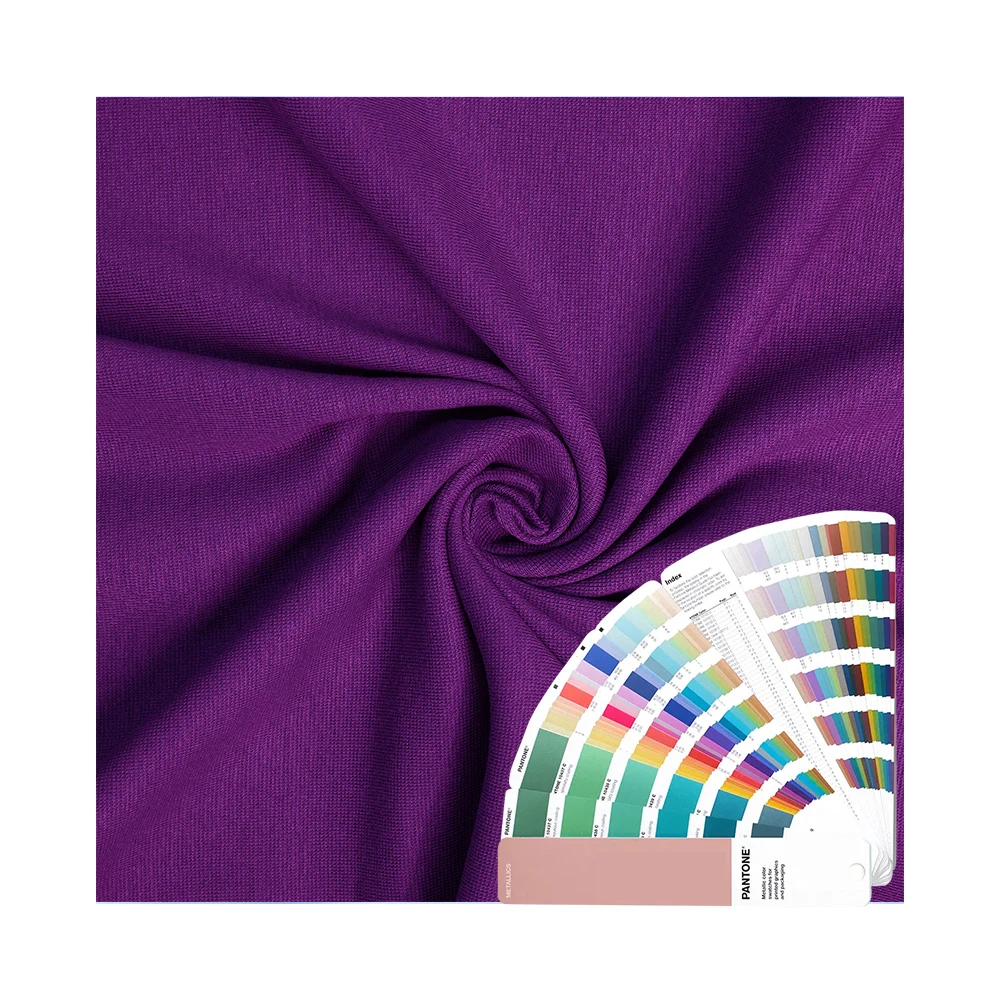 Pantone 100 Cotton 30/1 Compact Combed 185 Gsm Plain Dyed Knitted