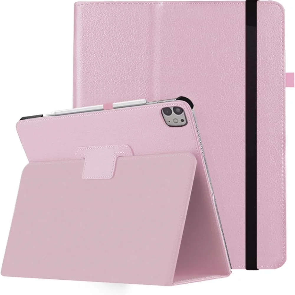 product ultra thin pu leather magic case for ipad pro 13 inch m4 2024 7th generation flip cover shock resistant laudtec-8