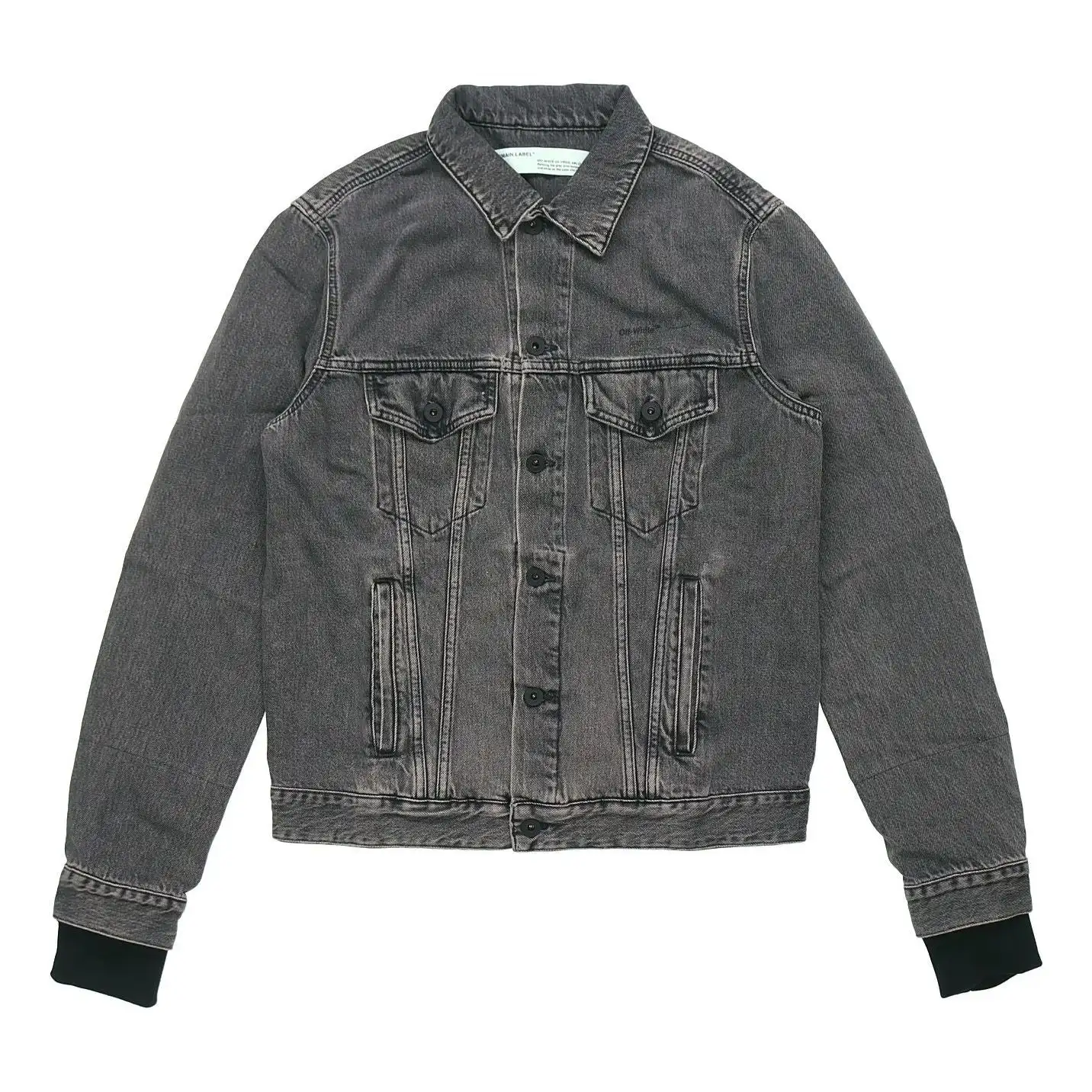 Men's Street Style Sun Faded Acid Wash Distressed Denim Trucker