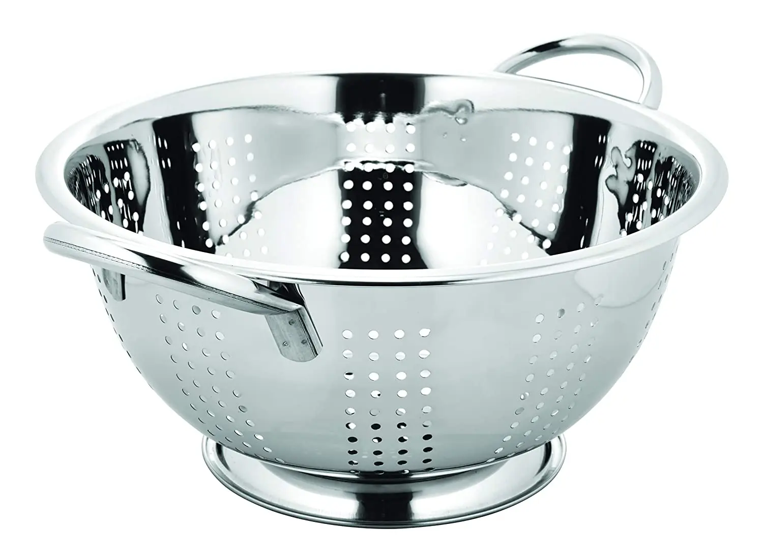 thumbnail image 2 of Heavy Duty Aluminium Catering Colander With Large Handles - 17 Inch Diameter 2 of 5