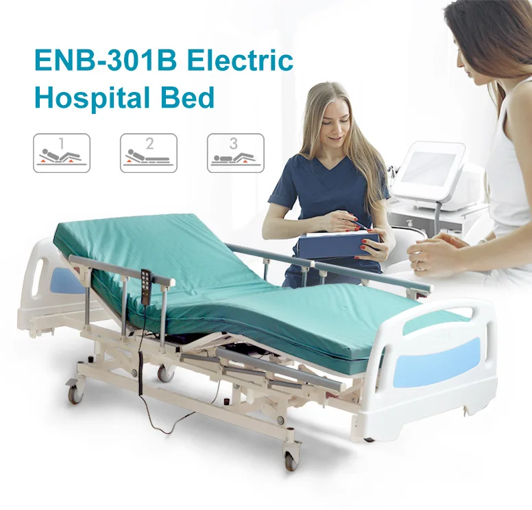 Stainless Steel With Powder Coated Hospital Bed_enb301b Buy Hospital