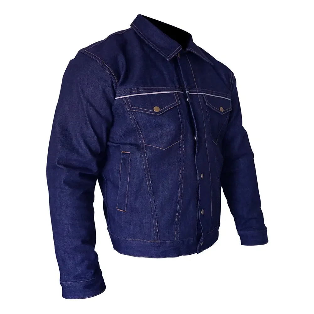 2024 Wholesale Price Custom Winter Long Denim Jacket for Men's