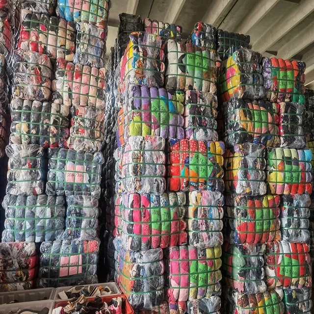 Mixed Second Hand Clothes Bulk In Bales 45kg Children,Men And Women