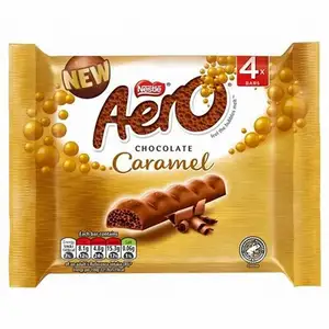 For Aero Milk Chocolate Bars 42g/1.5oz Flavored Solid Chocolate with Biscuit and Candy Ingredients France