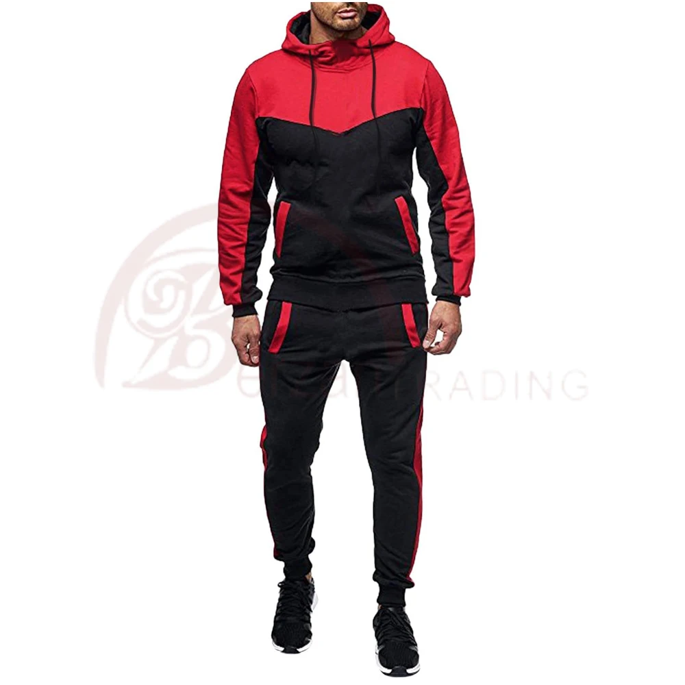 New Custom Sublimation Polyester Tracksuit Mens Casual Tracksuit Zipper