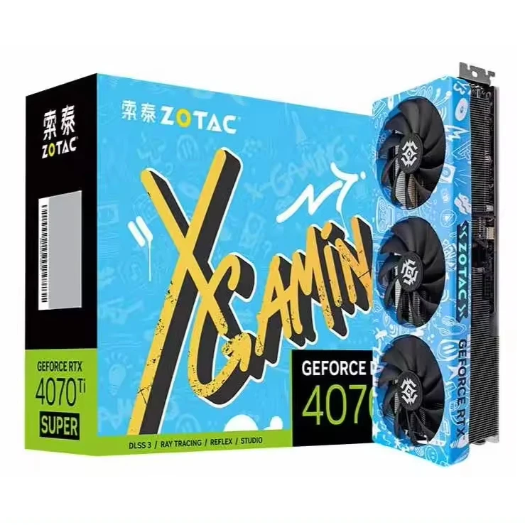 Zotac RTX 4070 Ti Super Graphics Card - 16GB GDDR6X, Ready to Ship