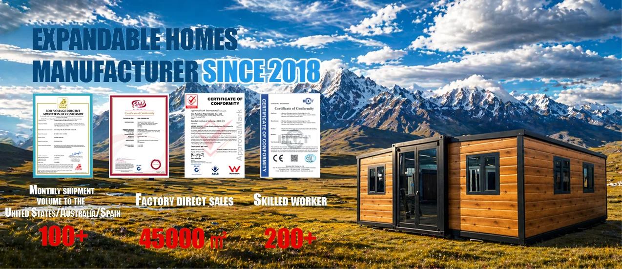 Insulated 20Ft 40Ft Container Expandable Prefabricated House 2 3 4 5 ...