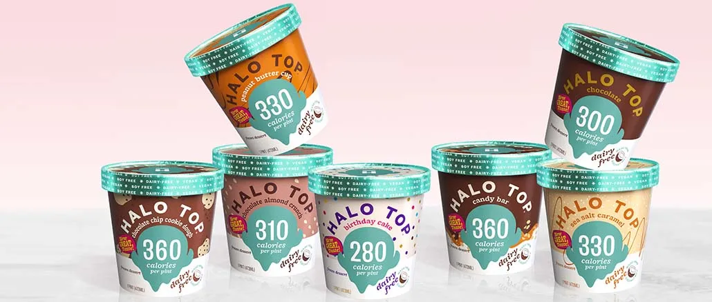Чашка для арахисового масла Halo Top без молочного мороженого на продажу