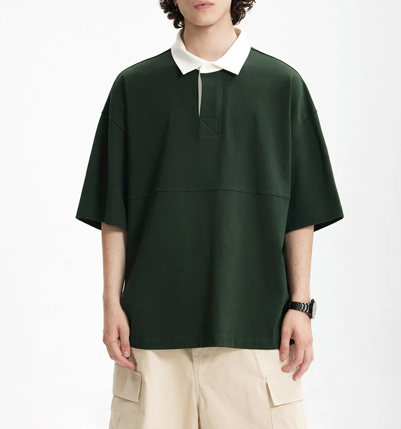 Men's Solid Knitted Breathable Golf for Shirt Daily Baggy Short