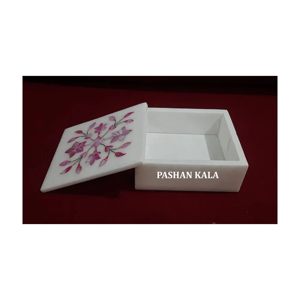 Luxury Style Mop Box Most Beautiful Handmade Marble Mother Of Pearl