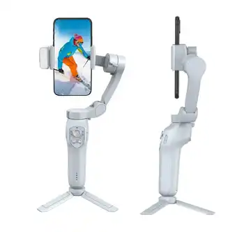 2024 Hot Sales 3 Axis Portable Anti-shake Mobile Gimbal Stabilizer with Tripod 360 Ai Face Tracking VLOG Selfie detail image