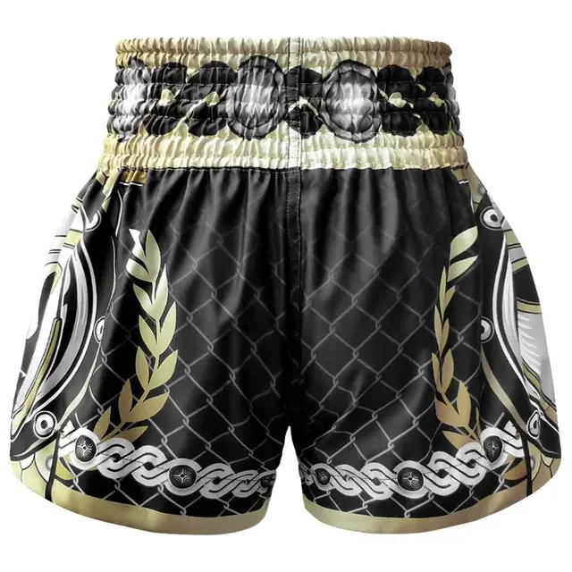 Custom MUAY THAI SHORTS Custom Logo Odm Sublimated Muay Thai Training Gear Fight Shorts Muay Thai Short Kick Boxing Shorts