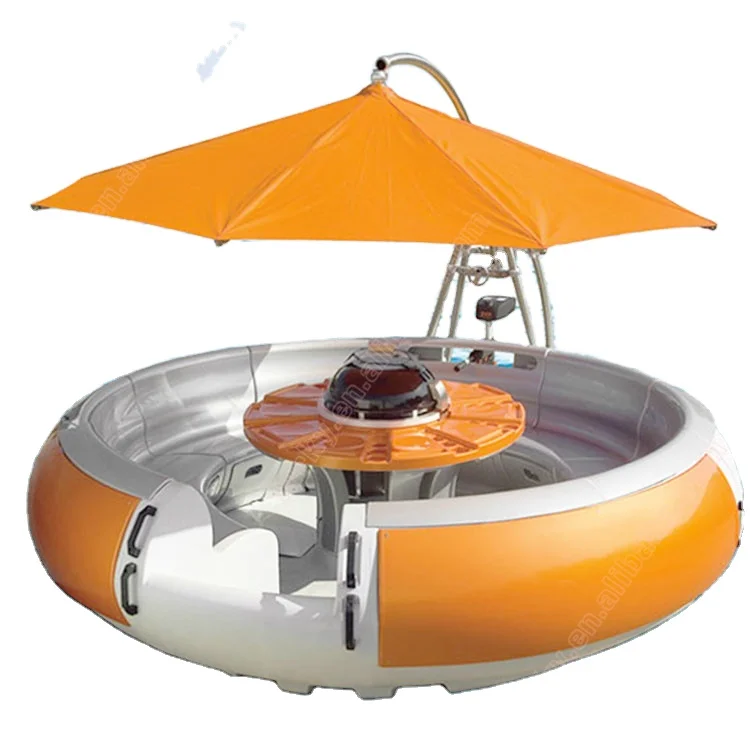 Floating Electric Leisure Bbq Boat Donut With Barbecue Grill Buy Bbq