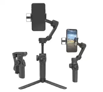 Factory Wholesale L9 3 Axis Handheld Anti-shake Mobile Gimbal Stabilizer 360 Ai Auto Face Tracking  VLOG Selfie With Tripod