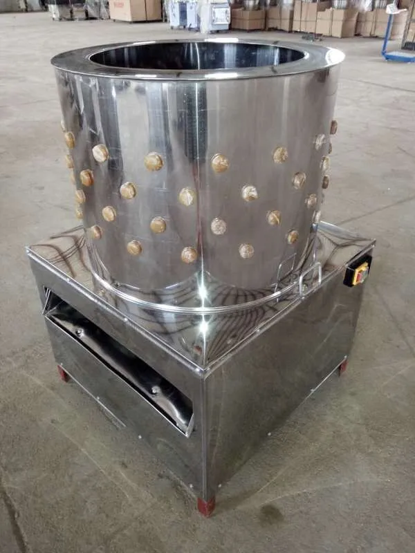 Commercial chicken feather plucking machine with motor core components for poultry feather removal