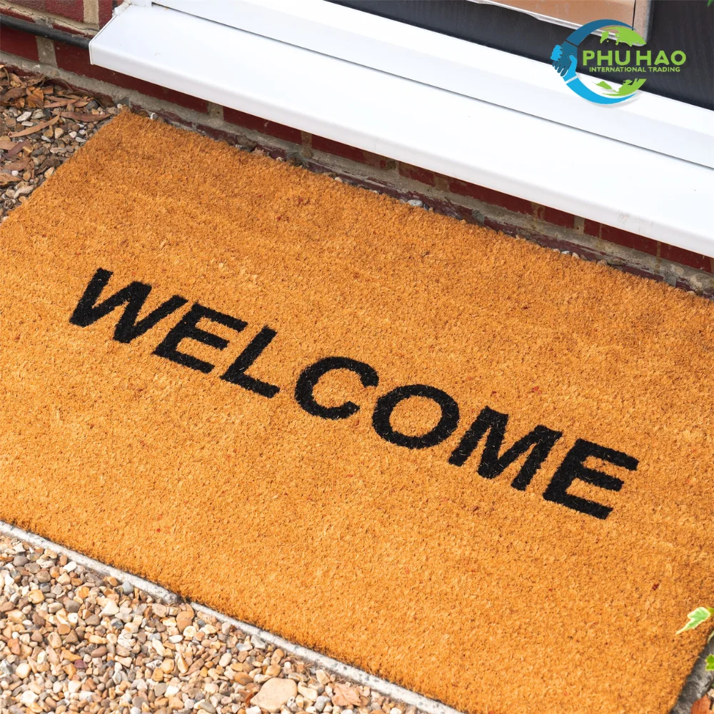 Hot Selling INDOOR MAT / DOOR MAT Eco-Friendly Elegance: Indoor Mat with Anti-Slip Base, 40x60cm, Coconut Fiber