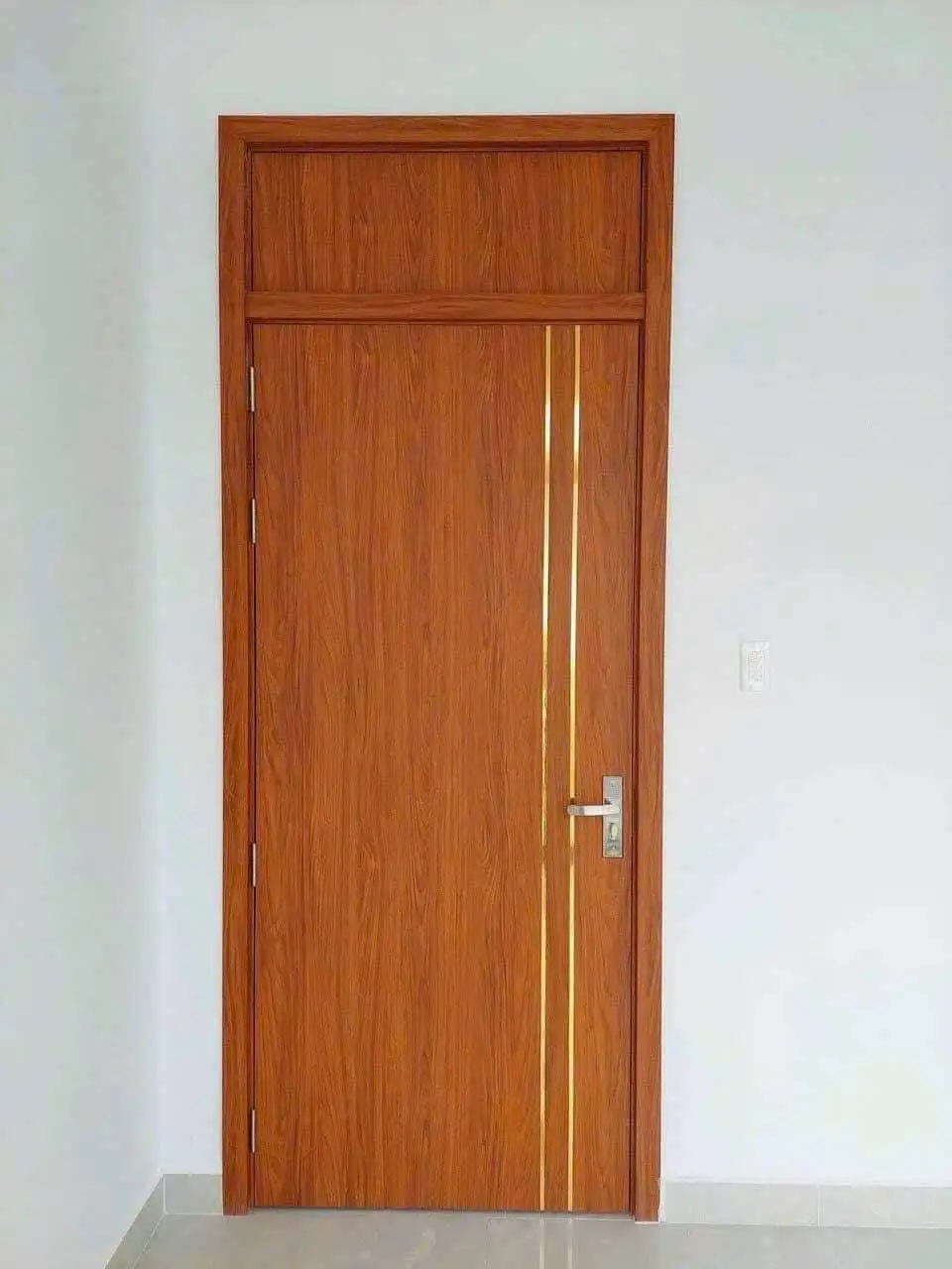 Dewoo High Quality WPC PVC Composite Door Modern Design Waterproof Soundproof for Bathroom Applications Best Price from Vietnam