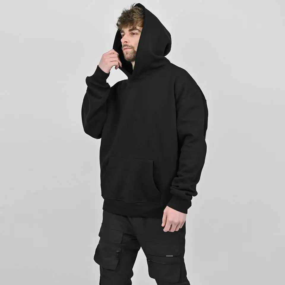 Washed Heavyweight Cotton Embroidered Logo Hoodie - Buy Washed ...
