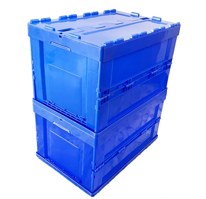 Industrial Quality Solid Box Foldable Plastic Containers with & without ...