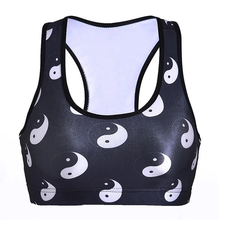 New Customized Logo Lightweight Women Sublimation Bra Fitness Sports