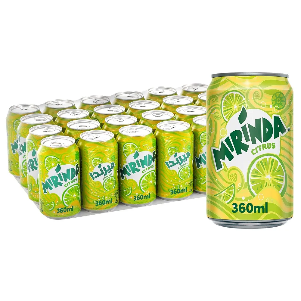 Factory Best Price Mirinda Soft Drinks 300ml / 500ml Cans & Bottles