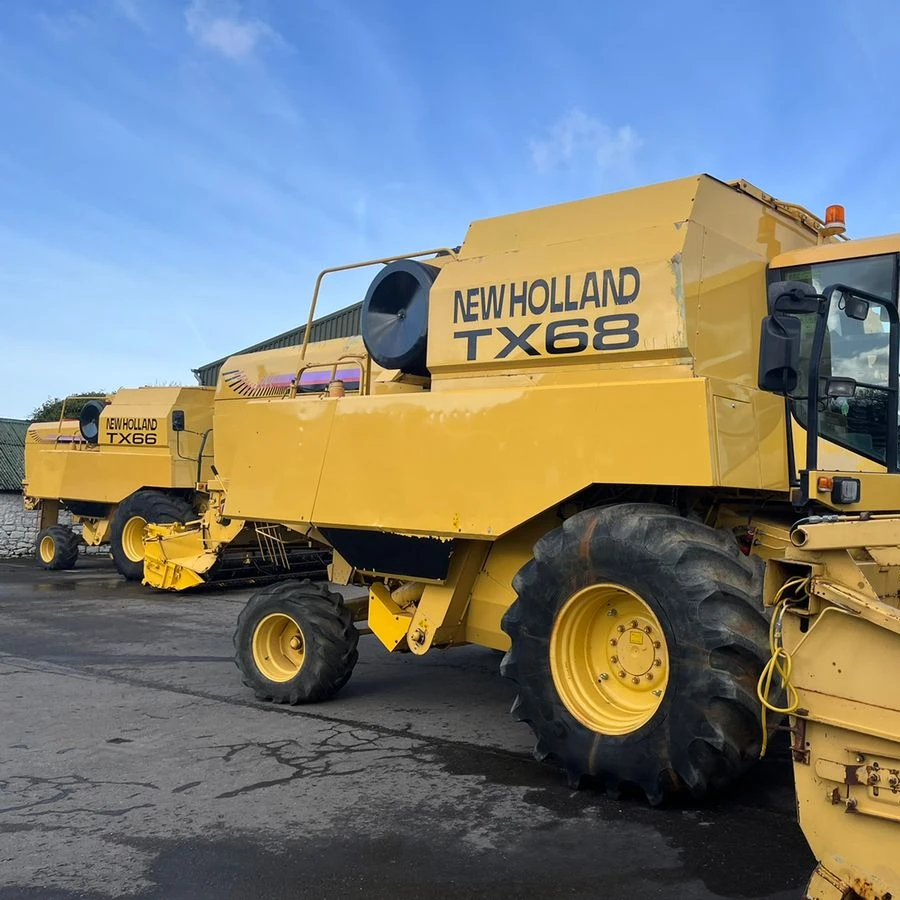 Cheap Price Second Hand Fairly Used Newholland Tx68 Combine Harvesters For Sale From France