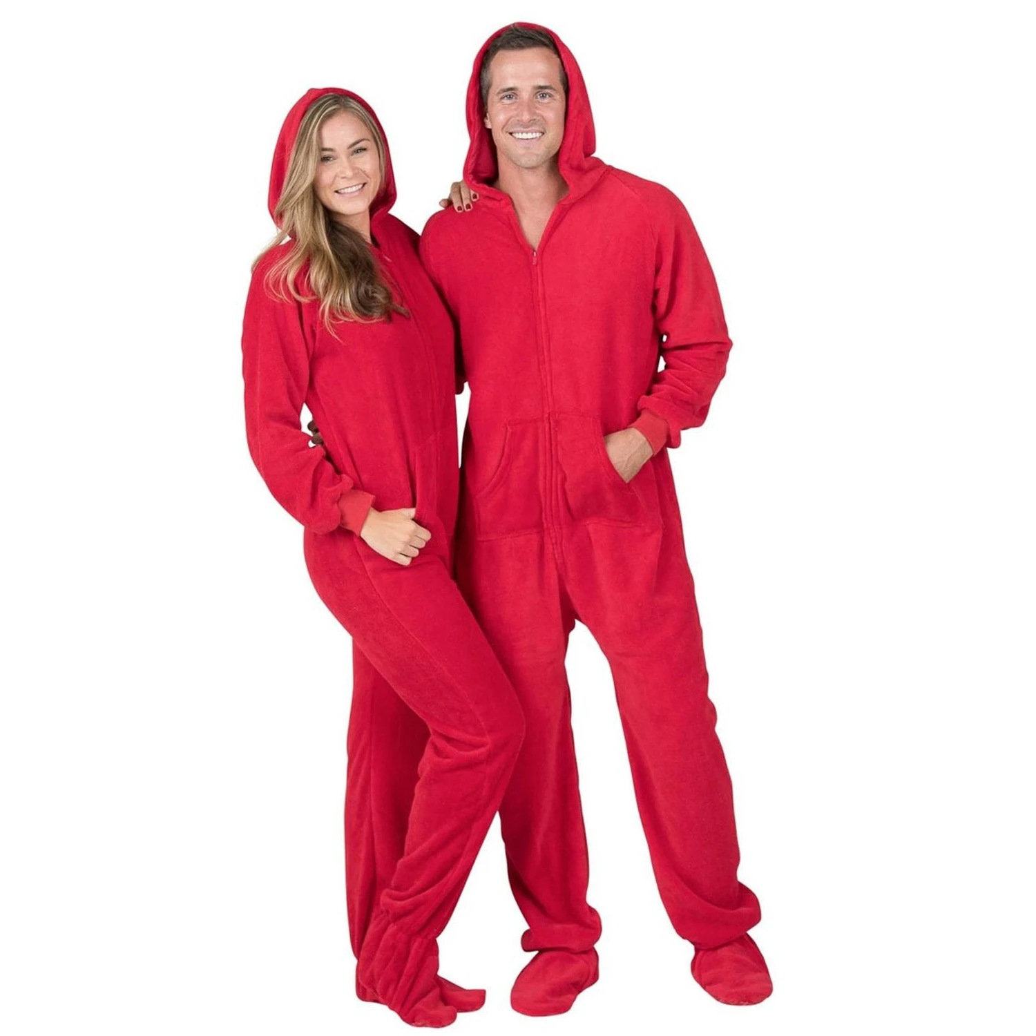 Union JumpSuits Footed Pajamas Family Matching Shadow Gray Hoodie One Pieces for Boys Girls Men Women