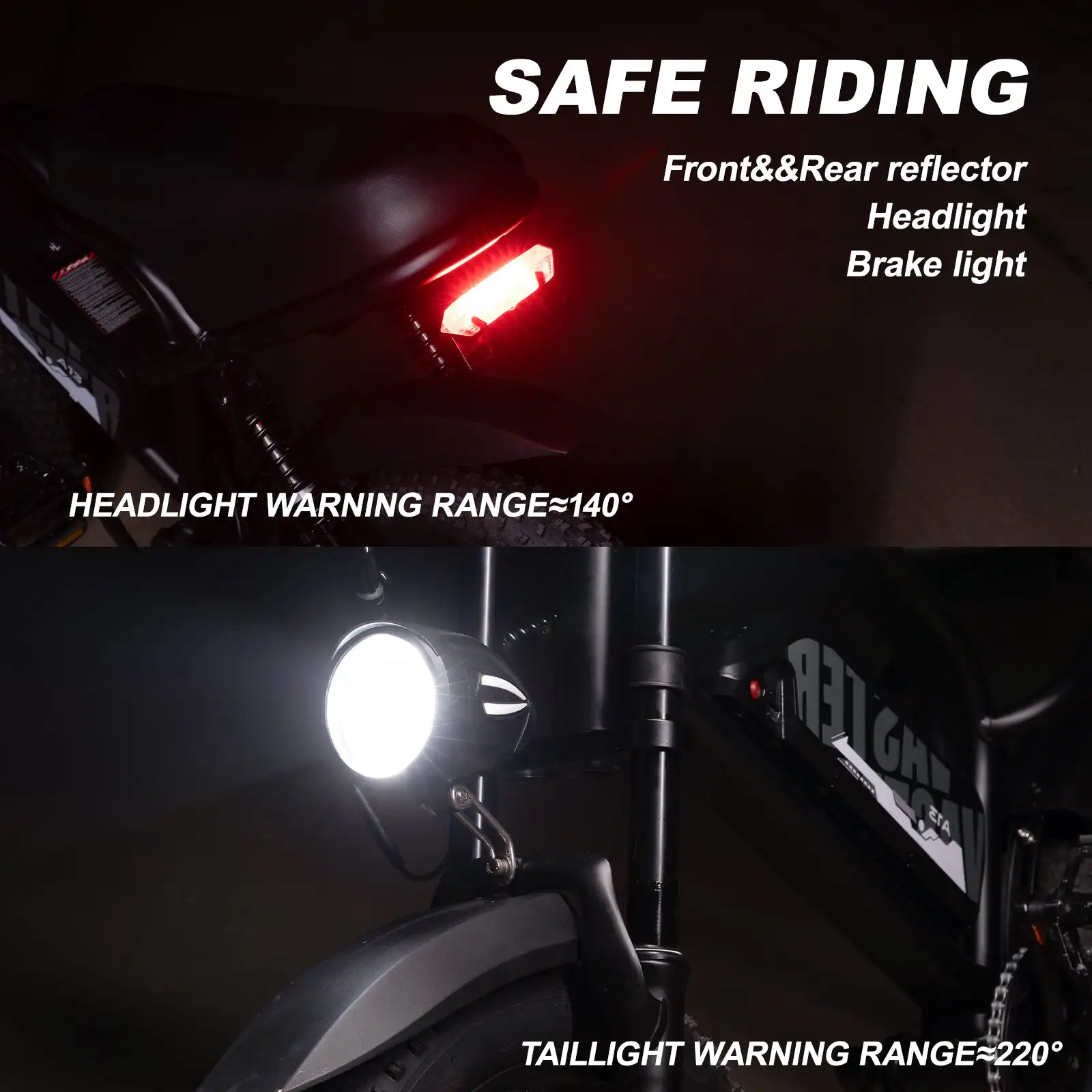 AVDL BIKE A13 Adult Electric Mountain Bike with Removable 800W for Motor 16-inch Thick Tire Wide Seat Front Fork