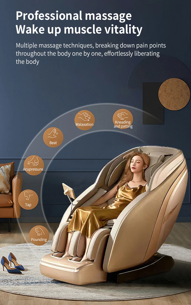 Oem 4d 5d Massage Chair Zero Gravity Massage Chair Electric Sofa Luxury