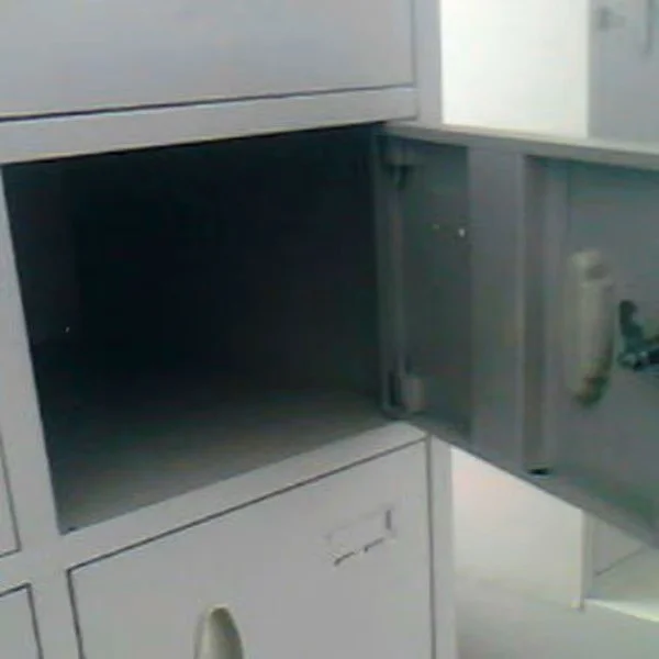 Industrial metal locker room sanitary lockers