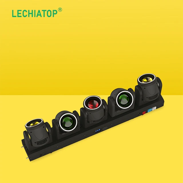 RGBW LED 400w Ring Disco Bar Nightclub 5 Head Moving Head Light with Tornado Effect DMX512 Control Mode