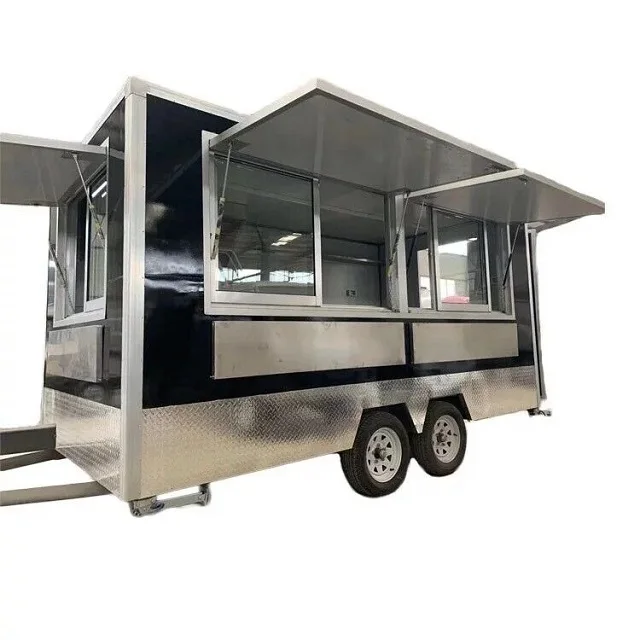 Fast Food Truck Restaurant Food Cart Vending Van Catering Truck Mobile