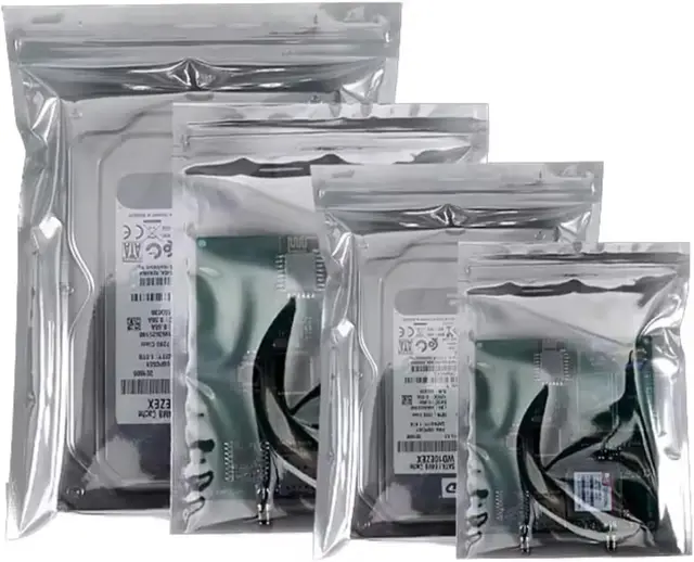 Antistatic PE Bag Translucent Mylar ESD Packaging Electronic LED String Protection Bag Cleanroom Barrier Bag