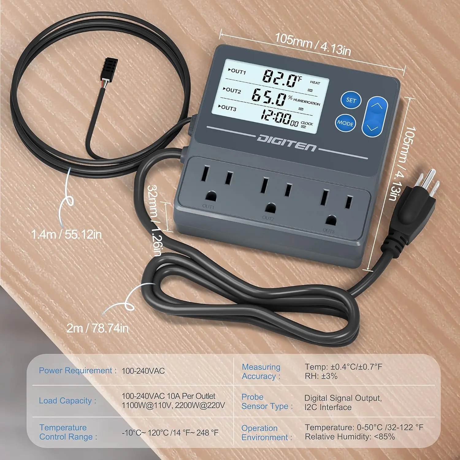 Temperature and Humidity Controllers for Mushroom Farming and Reptiles