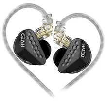 CCA HM20 XUN7 HIFI Dynamic 7BA+1DD Earphone Stage Performance Bass Headphone with Upgrade Cable