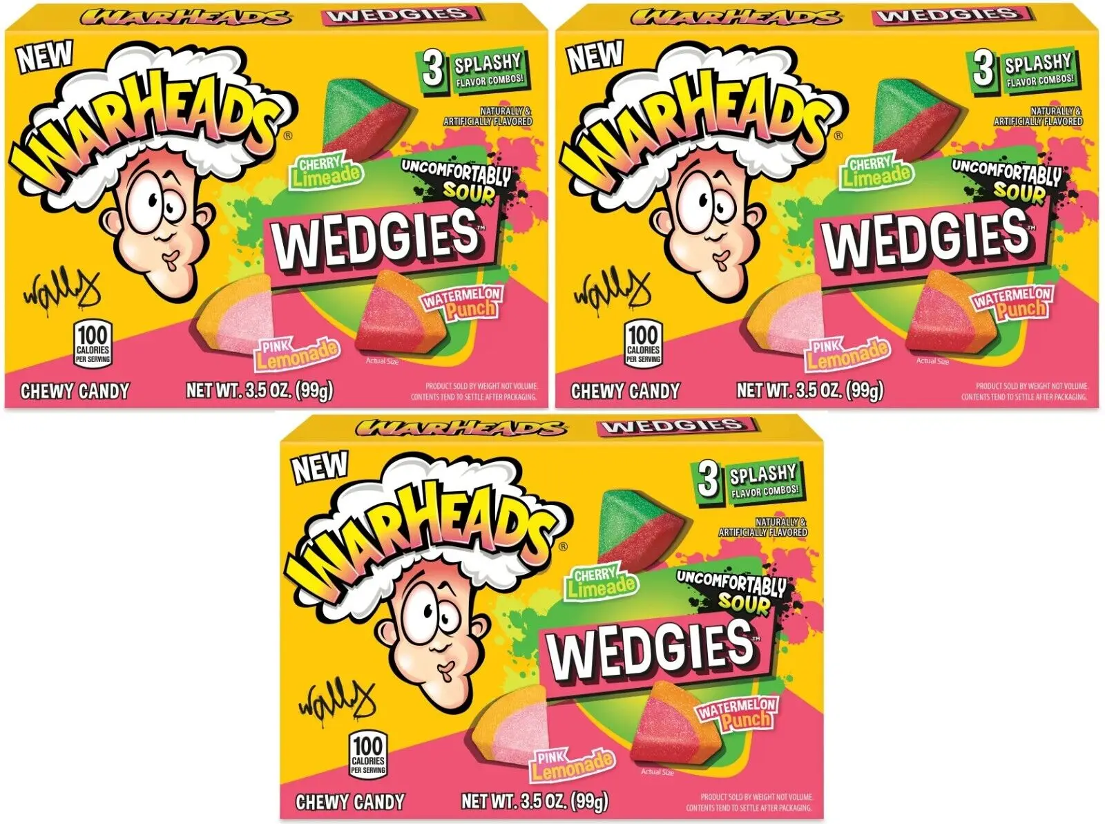 Warheads Wedgies Theater Candy Box,99g - Buy Warheads Galactic Mix ...