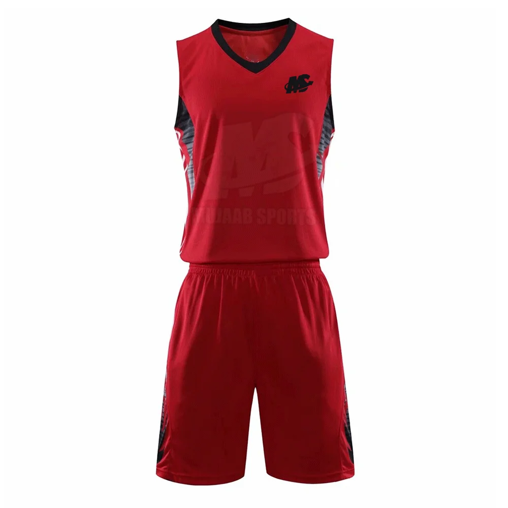 Low Moq Custom Men Basketball Uniform Latest Design Customized Logo