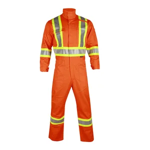 Wholesale Fame Resistant Apparel Fireproof Safety Clothes for Welding Anti-Static Safety Clothing Oil Resistant Coveralls