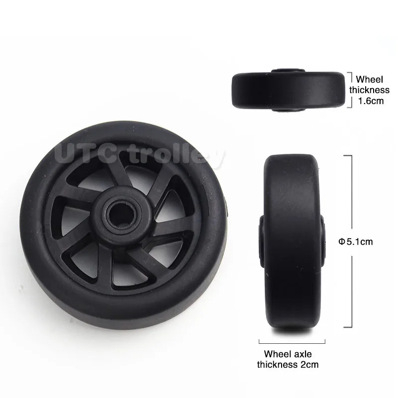 ROUES DE VALISE Roulettes pivotantes Roue de bagage Accessoire de réparation EUR 23,81 - FR