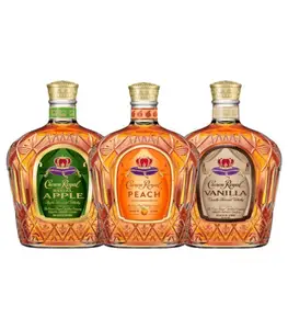 Best Selling CROWN ROYAL Canadian Blended Malt Whisky Wheat-Based Distilled 40% Alcohol Content EXCELLENT Grade Bulk Bottles