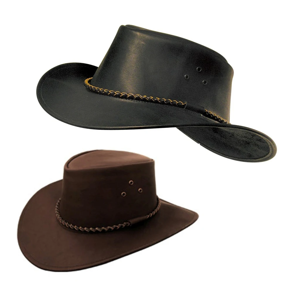 Classic Women Men Custom Cowboy Straw Hats Summer Fedora Wide Brim