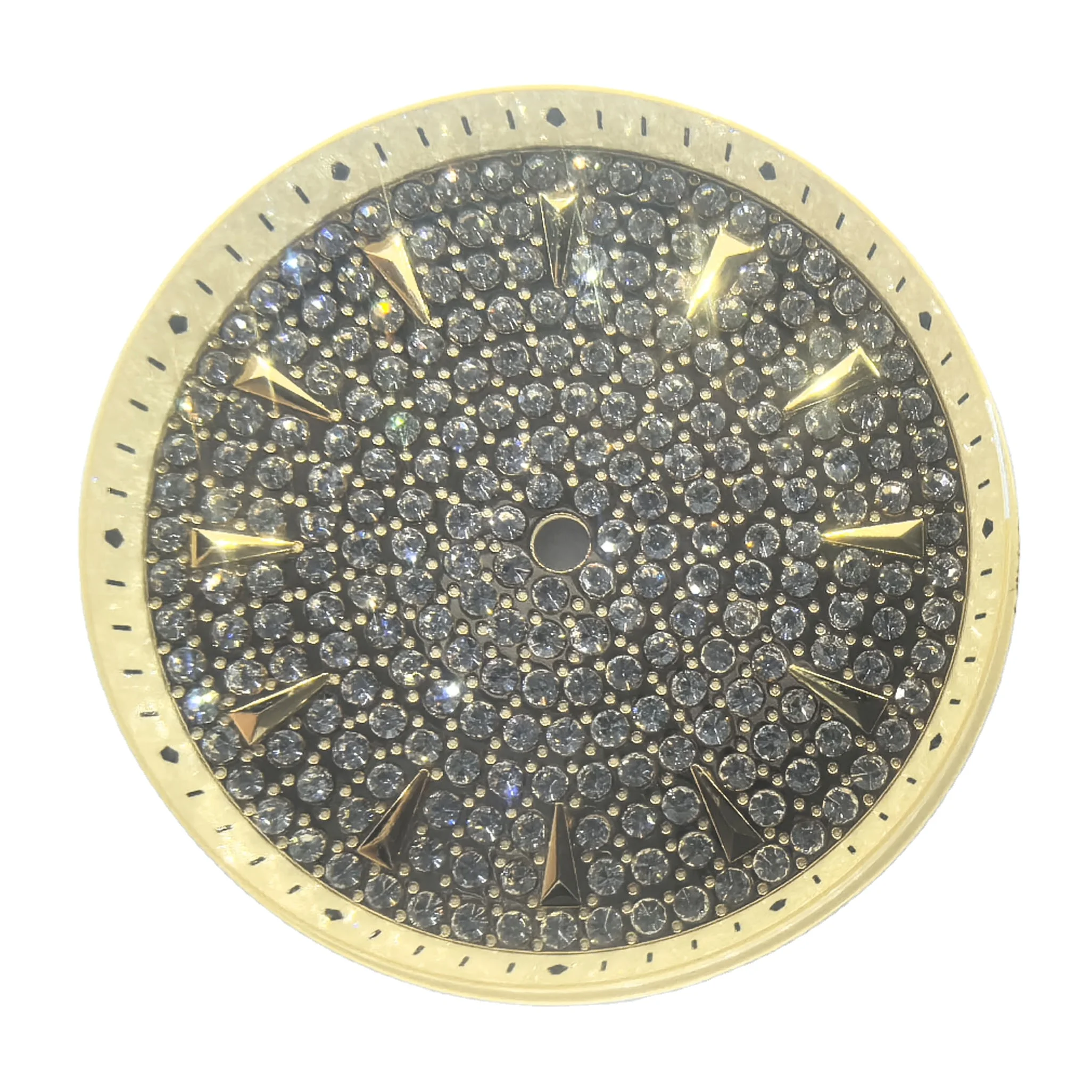Custom Watch Dial - Diamond Dial - Multifunctional Brass