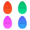 Oeuf blanc Dia.30*H42cm
