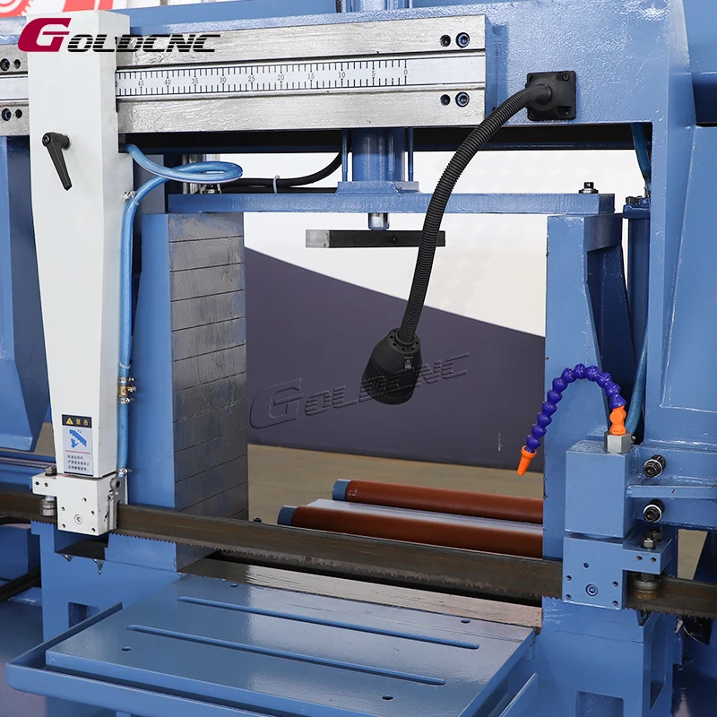 GOLDCNC High Efficiency GB4260 Steel Rod Cutting Band Saw Machine Metal Band Saw Band Saw Machine