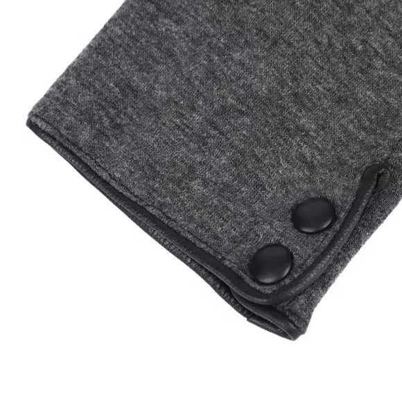 Распродажа женские зимние акриловые перчатки и варежки плотные теплые однотонные трикотажные хлопчатобумажные с сенсорным экраном